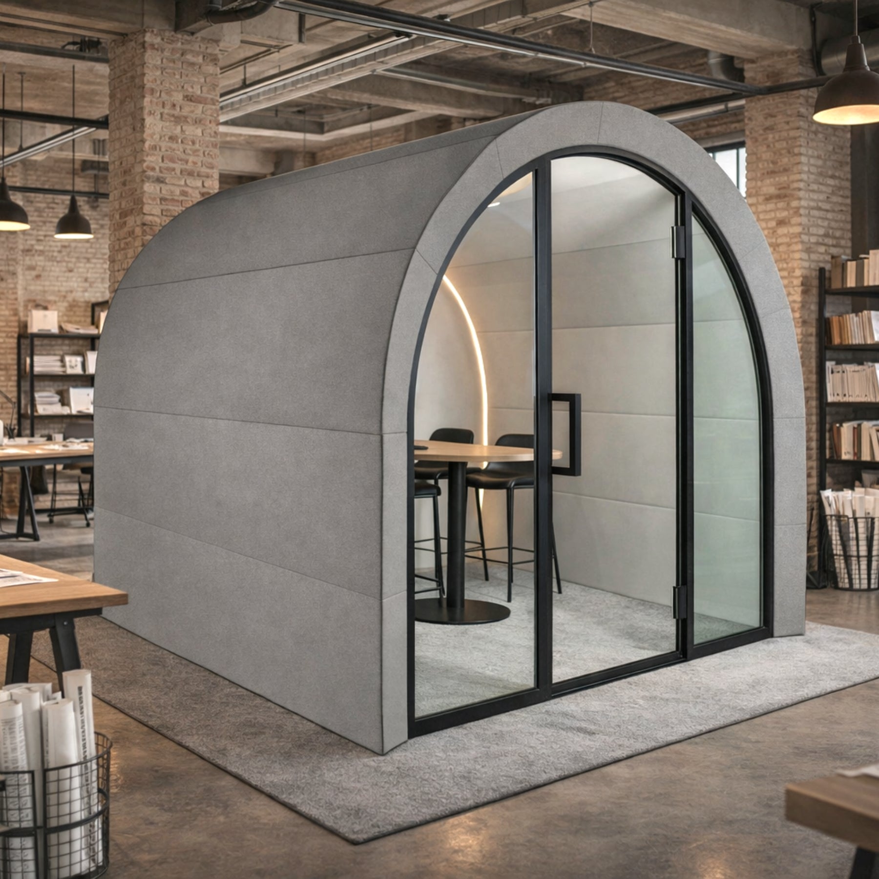 Volta Booth - Akoestische vergadercabine voor 4 personen