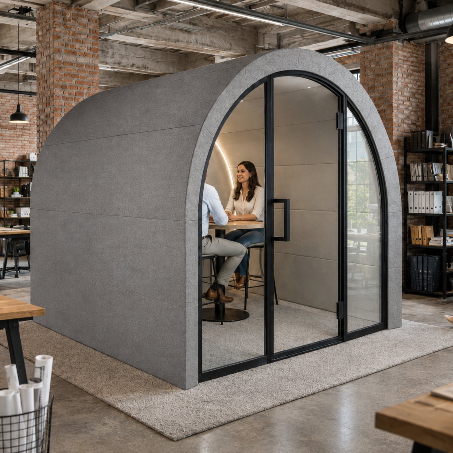 Volta Booth - Akoestische vergadercabine voor 4 personen