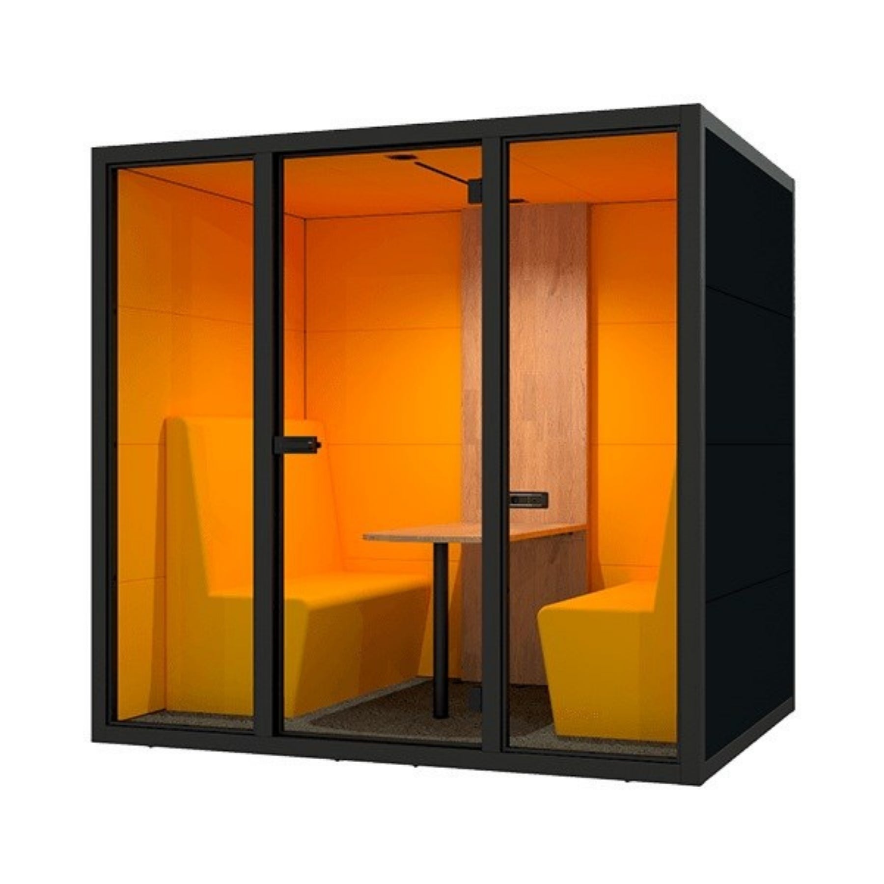 SIL04 akoestische vergadercabine voor 4 personen,